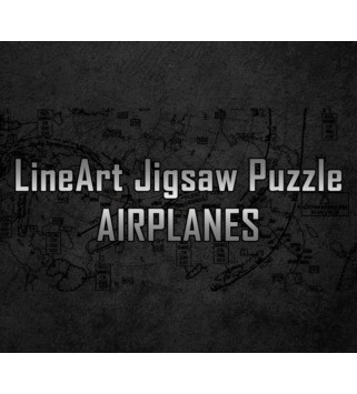 LineArt Jigsaw Puzzle - Airplanes  Steam Key GLOBAL